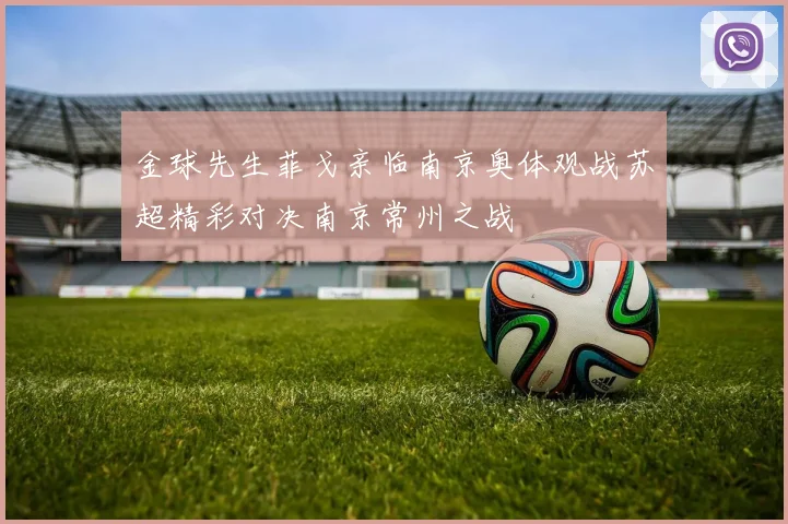 金球先生菲戈亲临南京奥体观战苏超精彩对决南京常州之战